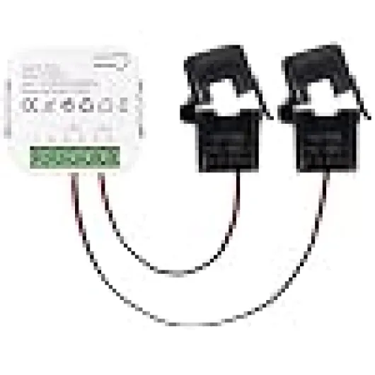 Compteur intelligent WiFi,compteur d'énergie intelligent bidirectionnel,équipé d'un transformateur de courant CT 2 * 80A,prend en charge la surveillance en temps réel et la fonction