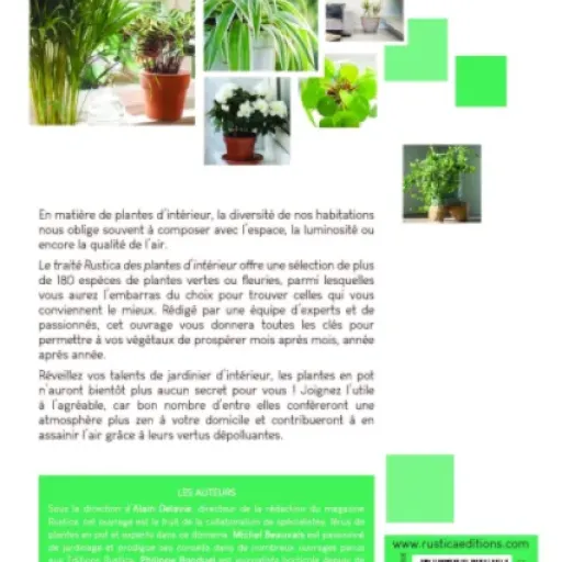 Test Le Traité Rustica des plantes d'intérieur : le gros guide sérieux pour arrêter de tuer ses plantes