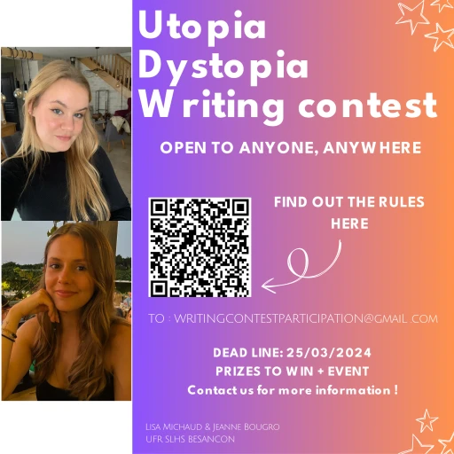 Un concours d'écriture en anglais ouvert à tous, créé par 2 étudiantes bisontines