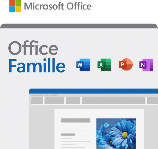 Office Famille 2024 - Code d'activation envoyé par email Office Famille 2024 Achat définitif Achat unique