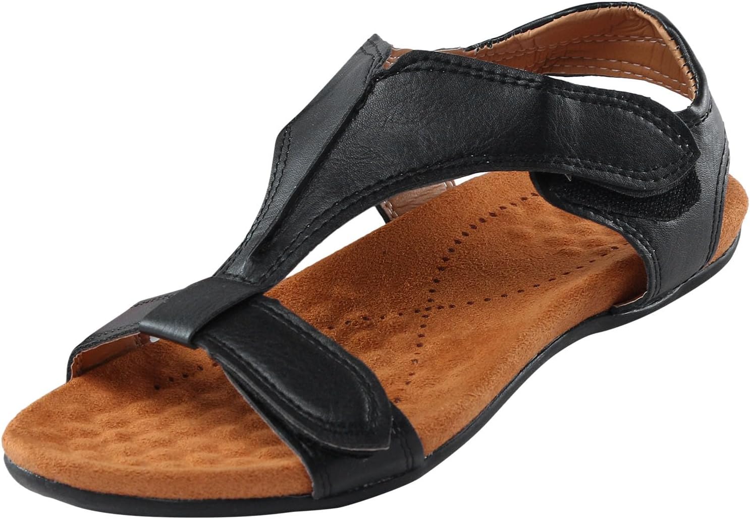 Sandales De Rééducation Femme - Ergonomiques Anti-Douleur Orthopédiques Été Mode Support Confortable Plantar FasciiteYellow 35 01 Black 41 EU