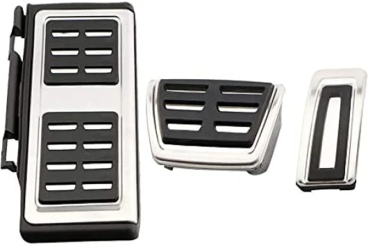 AMAZWI Jeu de Repose-Pieds de pédales de Voiture pour VW Passat B8 3G Limited Edition Variant VIII 2015-2020, Haut Performance Pédale de Frein Accélérateur Antidérapant Auto Accessoires