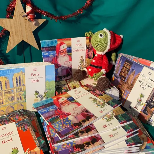 Interview de Hélène Peragallo de Leon art & stories : Mini Léon : Initier les 3-6 ans à l’art du monde et à l’anglais pour Noël 2025