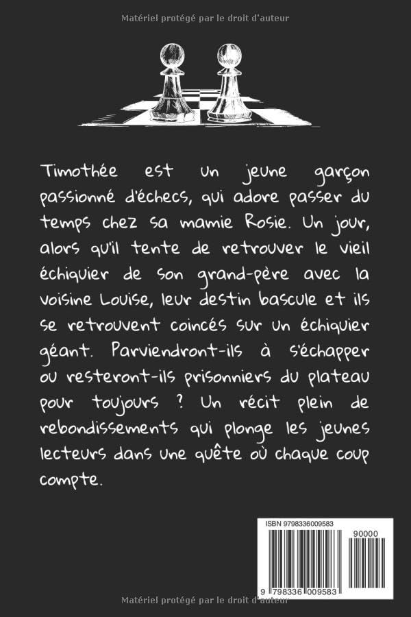 Coincés dans une partie d'échecs - Roman pour enfants à partir de 9 ans - Fantastique et Aventure.