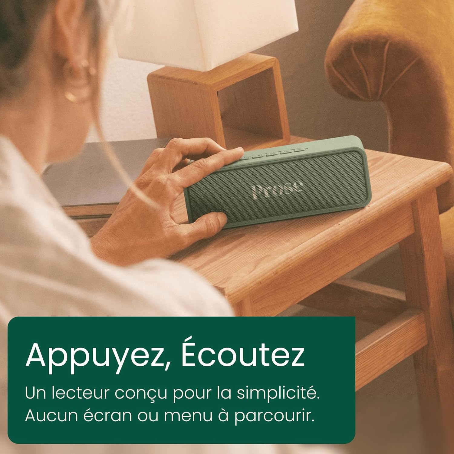 Coffret Premium - Lecteur de Livres Audio + 24 Livres au Choix - sans Écran, Interface Intuitive - Idéal Cadeau Parents et Seniors - Catalogue 20 000 Titres Coffret 24 livres
