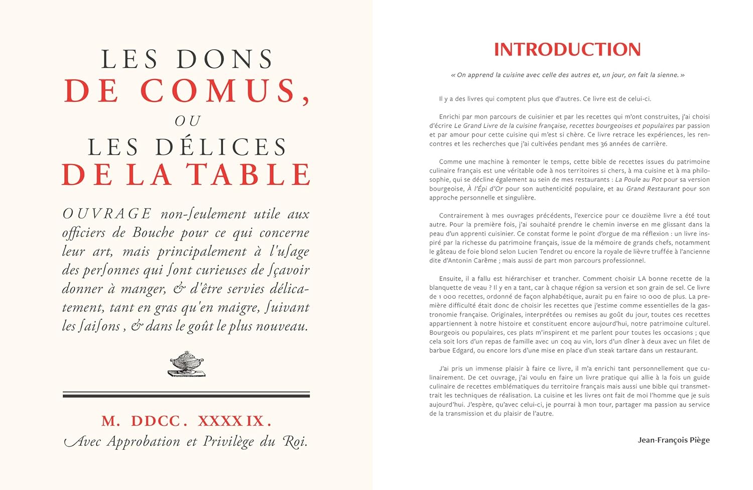 La cuisine bourgeoise française par JF Piège: Recettes bourgeoises et populaires