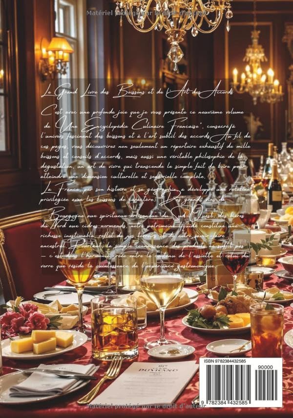 Le Grand Livre des Boissons et de l’Art des Accords (1000 boissons, accords, conseils): Une Encyclopédie Culinaire Française - Volume 9