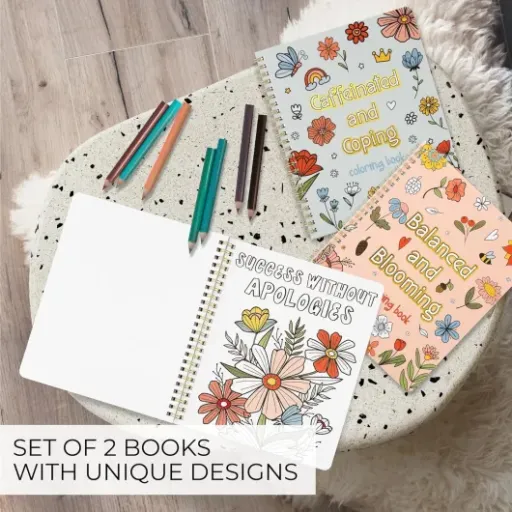 Test lot de 2 livres de coloriage ZICOTO : deux petits carnets pour débrancher le cerveau sans prise de tête