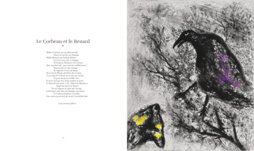 Les Fables de La Fontaine illustrées par Chagall - Version grand format