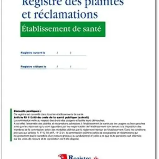 Test Registre des Plaintes et Réclamations M073 : le carnet simple qui fait le job pour les établissements de santé