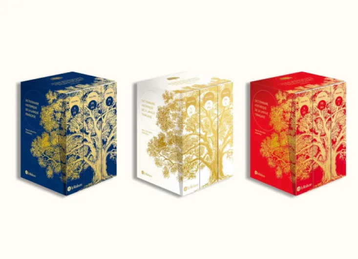 Dictionnaire historique de la langue française, l'édition ultime - Coffret compact 3 volumes - blanc