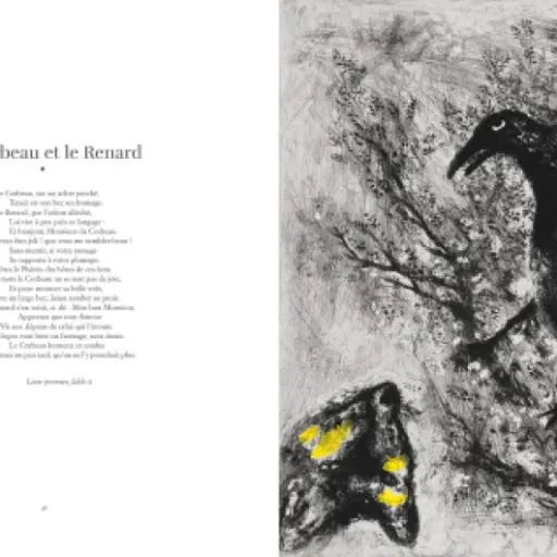 Test Les Fables de La Fontaine illustrées par Chagall (grand format) : un beau pavé à poser sur la table basse