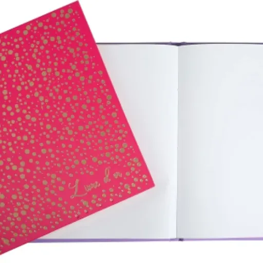 Test Exacompta Livre d'or Plum' framboise : joli carnet pour mariage et grandes occasions