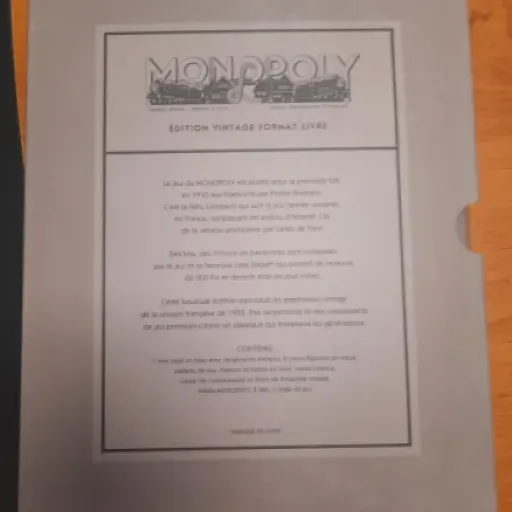 Test Monopoly Édition Vintage Format Livre : le bon vieux Monopoly qui fait déco dans la bibliothèque