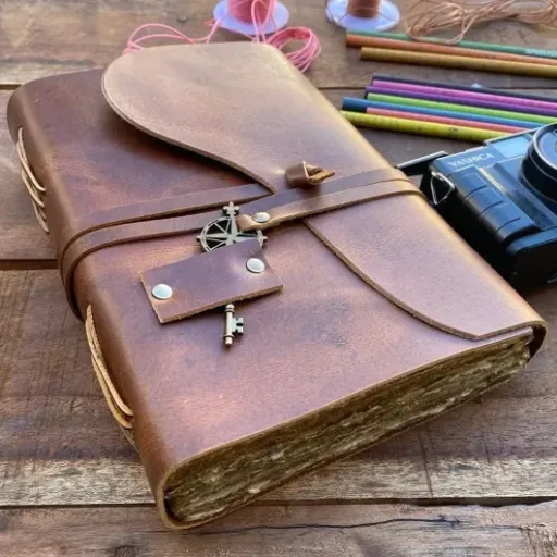 Test Journal En Cuir Vintage Wanderings 15x23 : un beau carnet qui donne envie d’écrire
